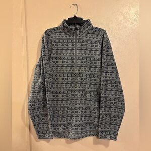 Avalanche women’s Aztec 1/4 fleece pullover sz XL